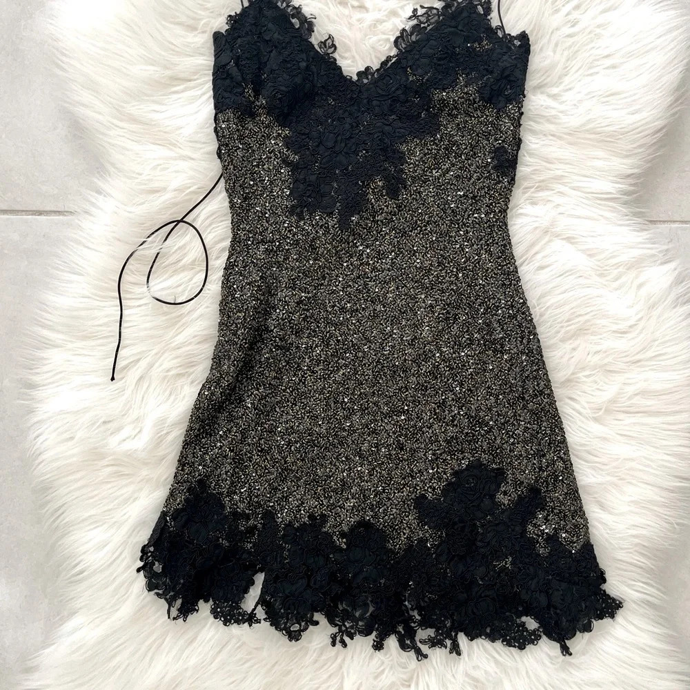 Juan Carlos Pinera Couture Designer Dress, size 0/XS/S